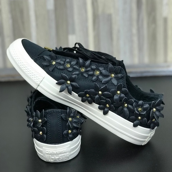 NWT Converse Ctas Classic OX Black WMNS AUTHENTIC - Picture 4 of 8